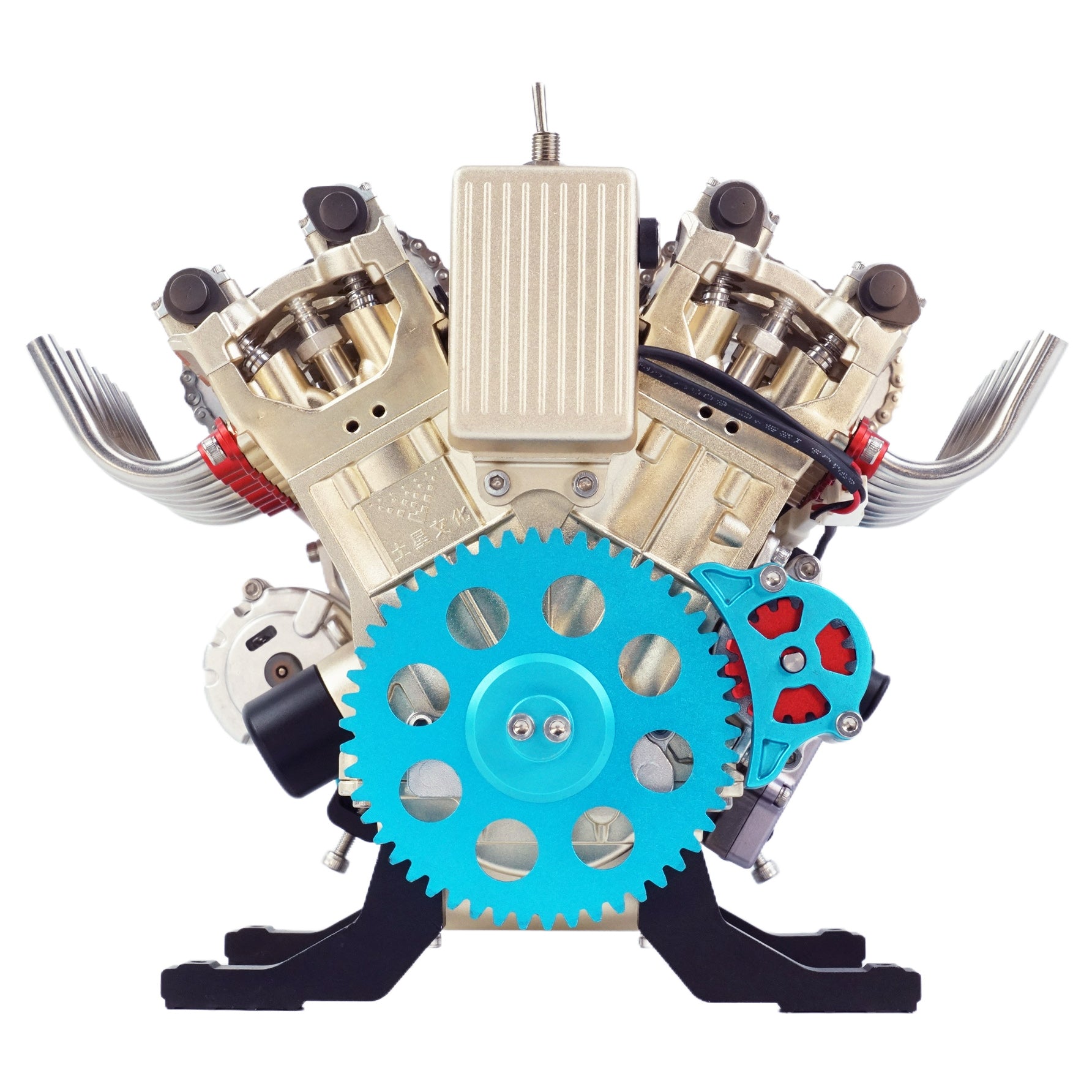 8-cylinder engine model kit rc car engine diy