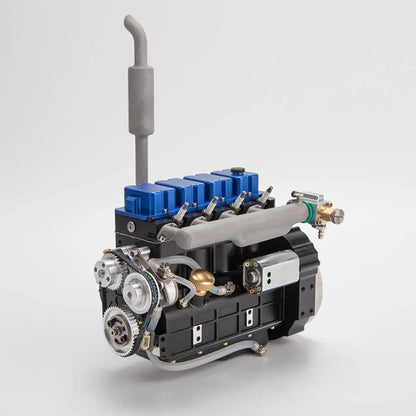 CISON L4 OHV 4-cylinder miniature engine kit for adult RC hobbyists.