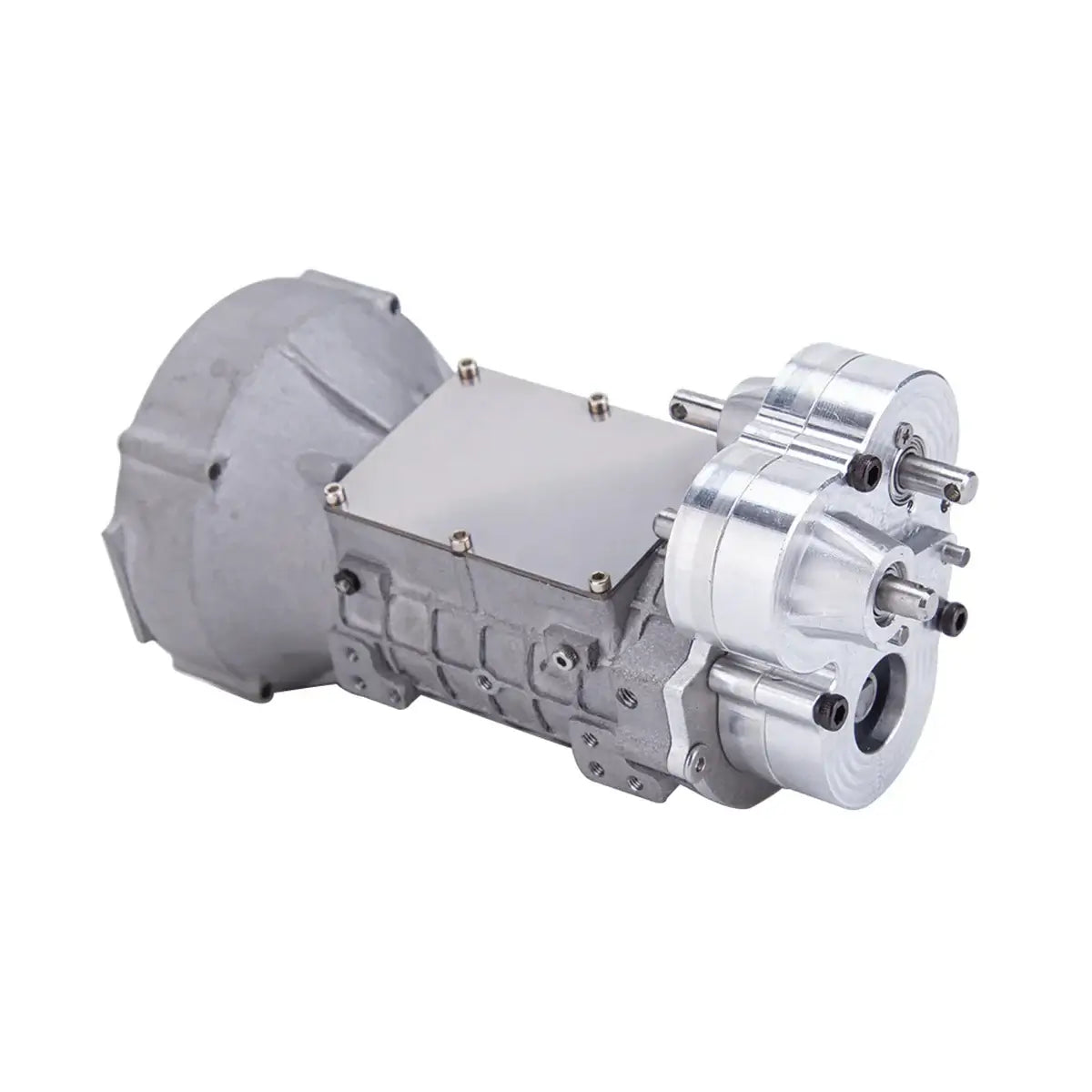 CISON mini RC dual clutch 4-speed alloy transmission model, perfectly suited for realistic RC vehicle integration.