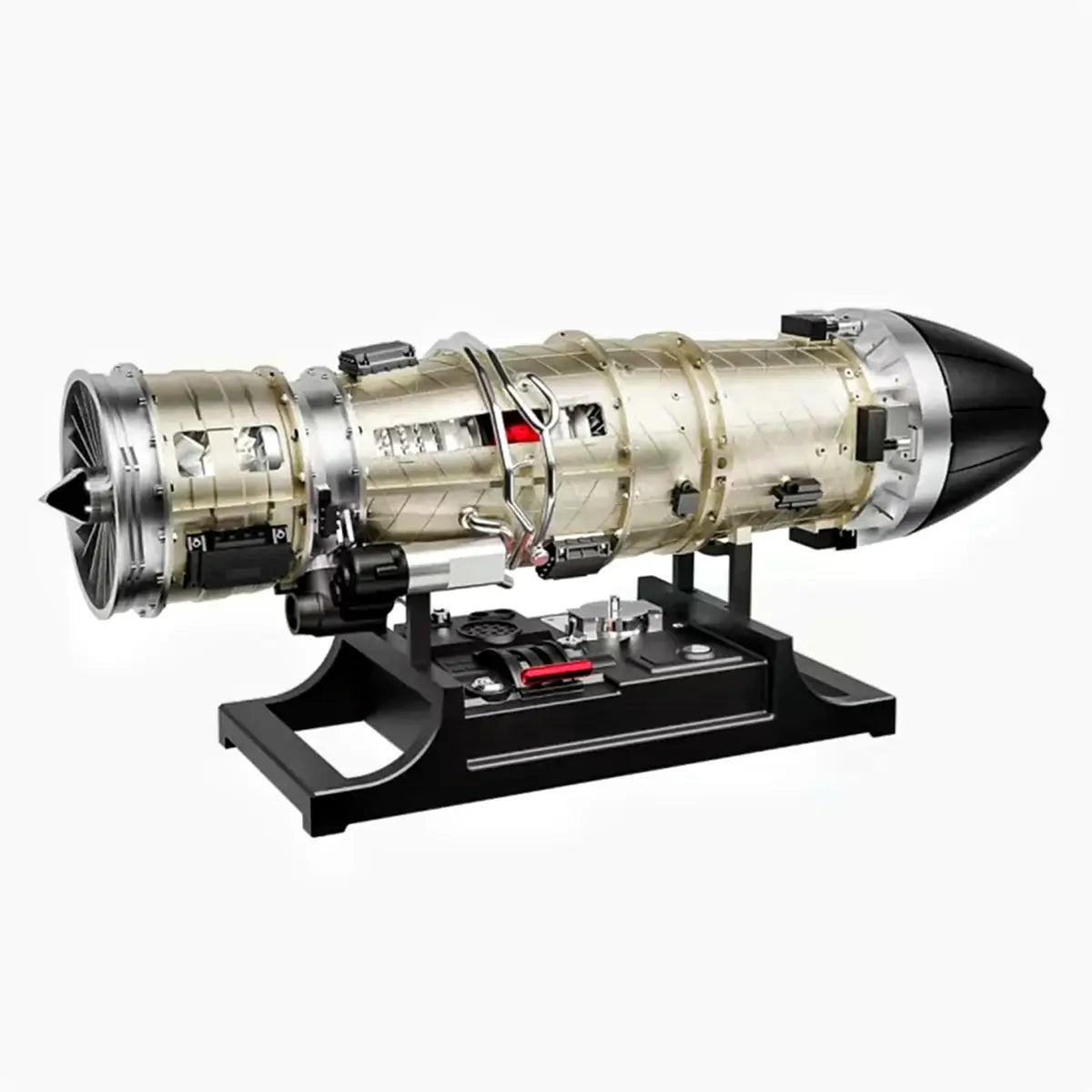 Turbojet Engine Model Kit That Works - TECHING 1/10 All-Metal Fighter ...