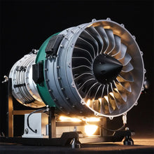 TECHING 1:10 scale metal model jet engine (4000g), a hands-on STEM toy for engineering education and display.