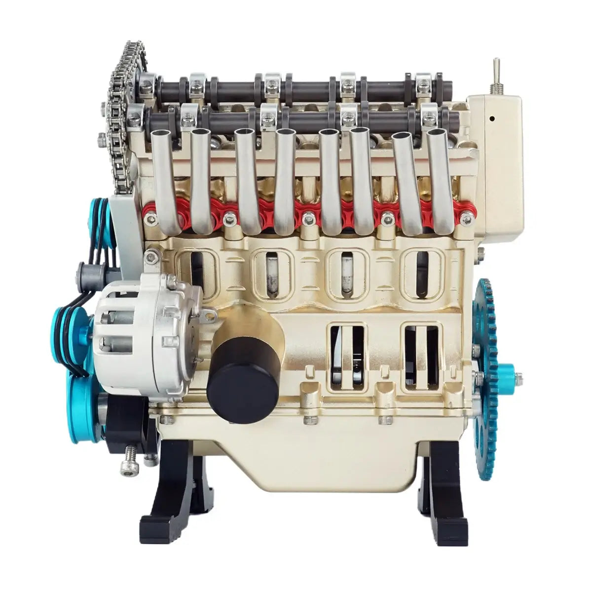Engine Model Display V8 Car Engine Model Kit - Crafting Your Engine - 1:3 All-Metal Engine ...