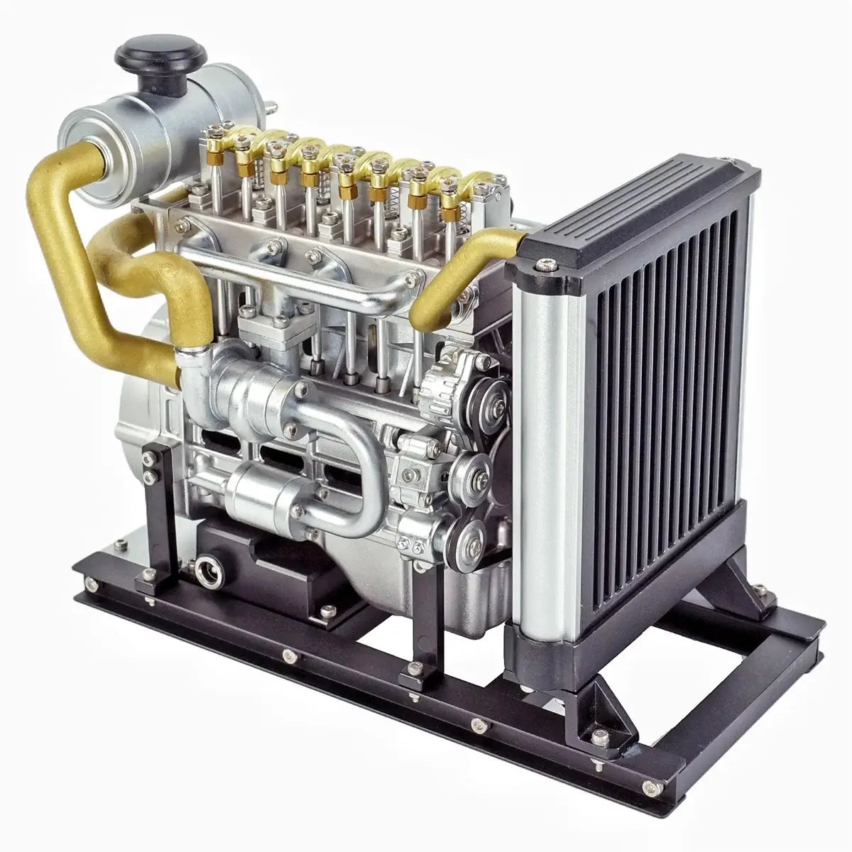 TECHING L4 model diesel engine kit with 300 pieces for hands-on assembly.