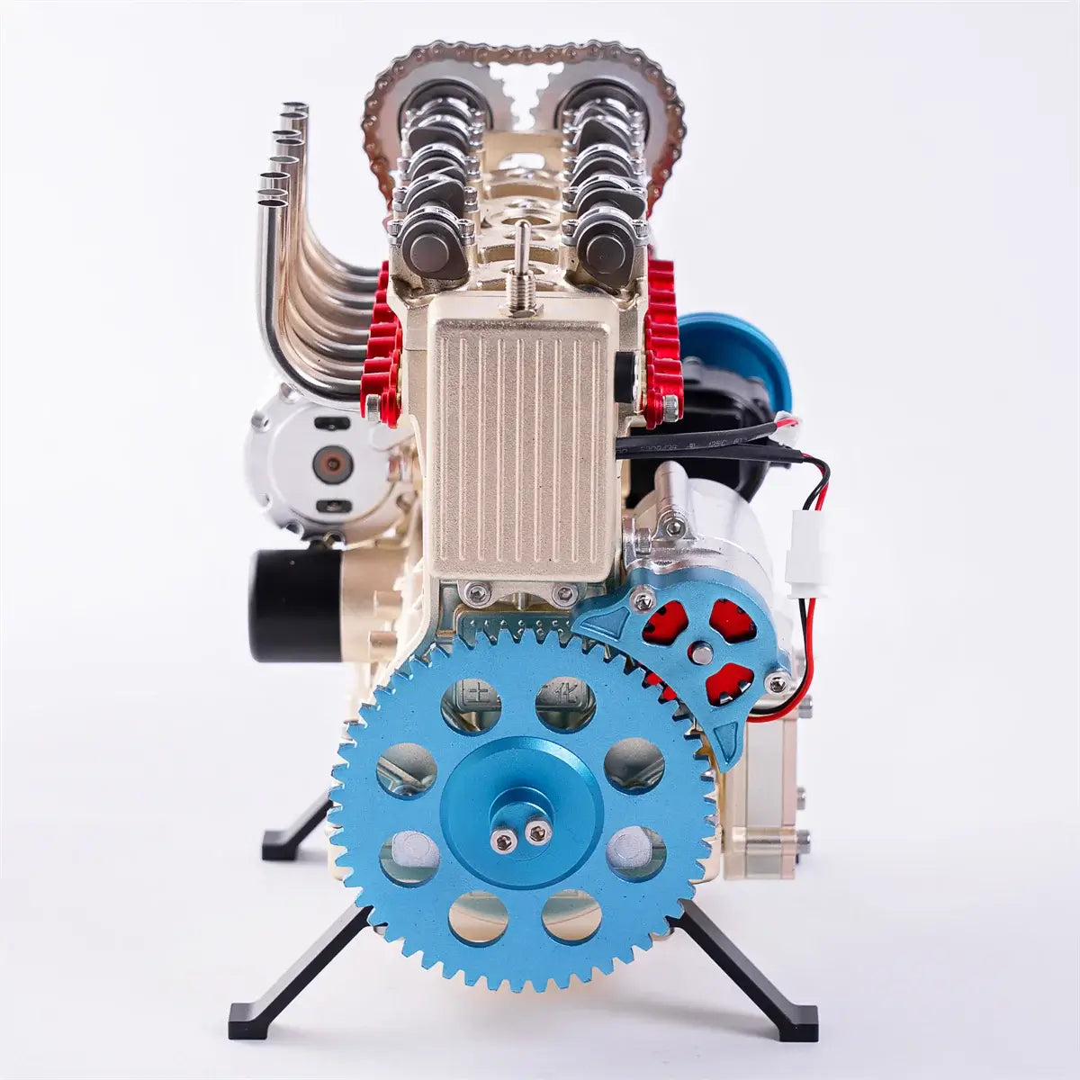 TECHING inline 4 cylinder engine model kit for automotive STEM education.