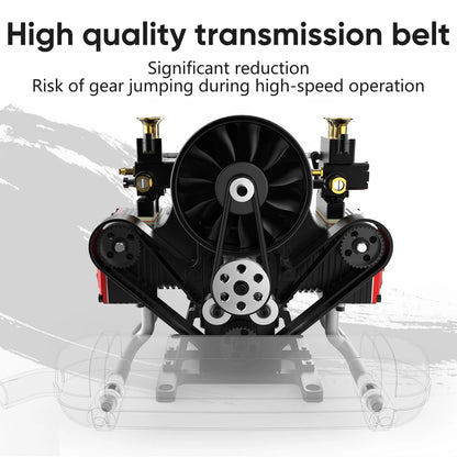 TOYAN Engine FS-B400AC Flat-four Engine Horizontal Opposed 4 Cylinder 4 Stroke Nitro H4 Engine Model DIY
