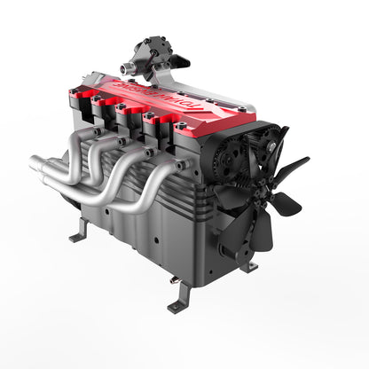 TOYAN Engine Model FS-L400BGC 14CC Inline 4 Cylinder 4 Stroke OHC L4 Water-cooled Gasoline Engine Model for RC Car Ship plane