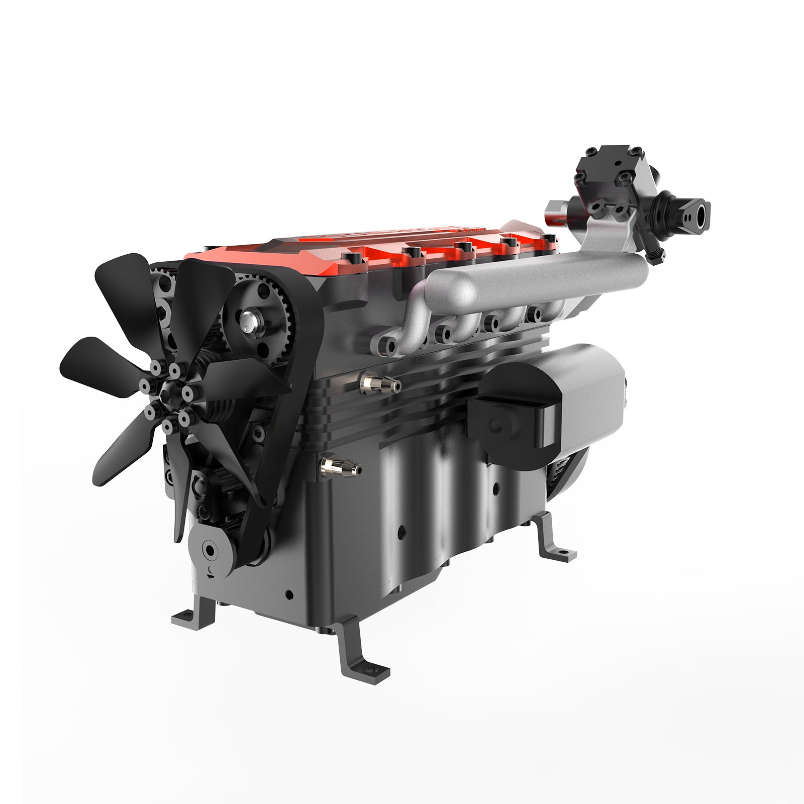 TOYAN Engine Model FS-L400BGC 14CC Inline 4 Cylinder 4 Stroke OHC L4 Water-cooled Gasoline Engine Model kit for RC Car Ship plane