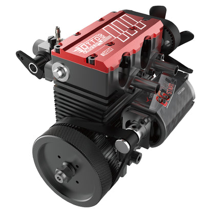 TOYAN FS-L200AC Engine SOHC Mini Inline 2-cylinder 4-stroke Air-cooled Nitro Engine DIY Kit