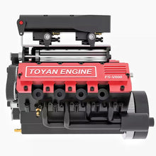 TOYAN V8 Engine FS-V800GCS Supercharger Engine DIY Set 28cc 8-Cylinder 4-Stroke Gasoline RC Car V8 Engine Model Kit