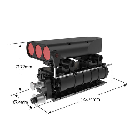 TOYAN V8 Engine FS-V800GCS Supercharger Engine Model Kit