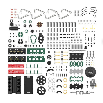 TOYAN V8 Engine FS-V800WGPC 28cc OHV Gasoline Engine Model Kit v8 car engine diy set