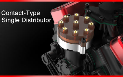 TOYAN V8 Engine model kit FS-V800WGPC 28cc OHV Gasoline Engine 8-cylinder 4-stroke