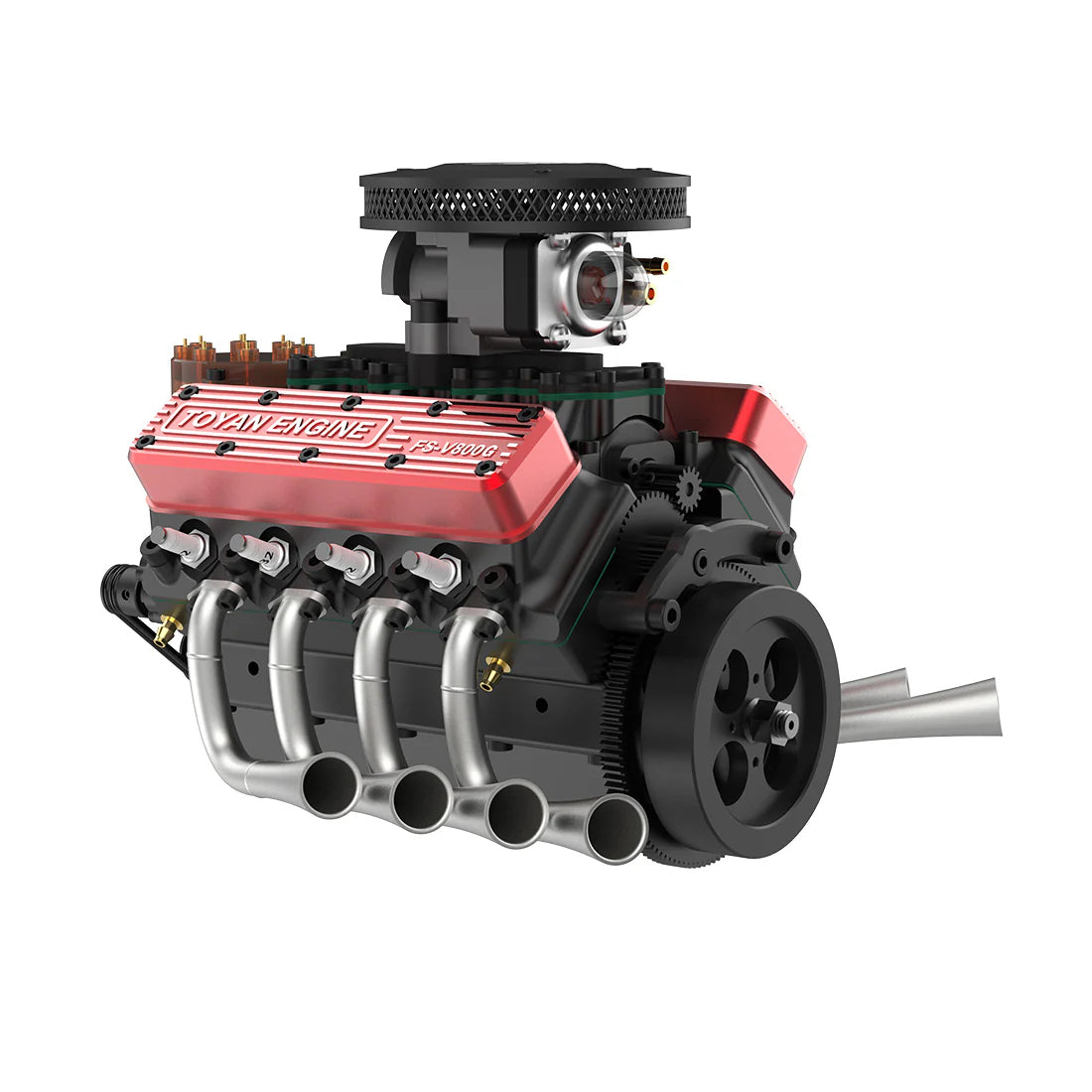 TOYAN V8 Engine model kit FS-V800WGPC 28cc OHV Gasoline Engine 8-cylinder 4-stroke engine gift