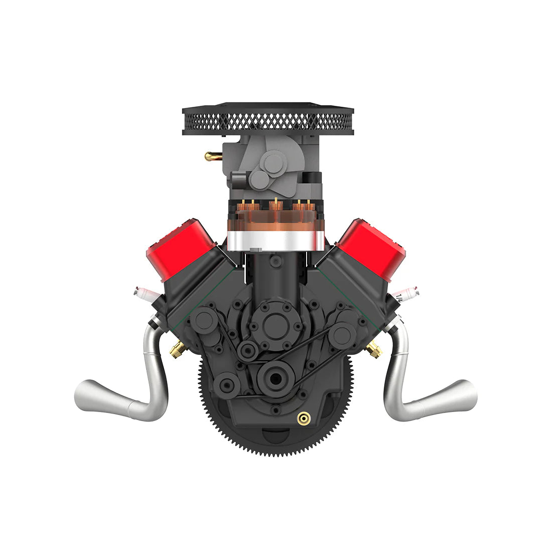TOYAN V8 Engine model kit FS-V800WGPC 28cc OHV Gasoline Engine 8-cylinder 4-stroke engine water-cooling