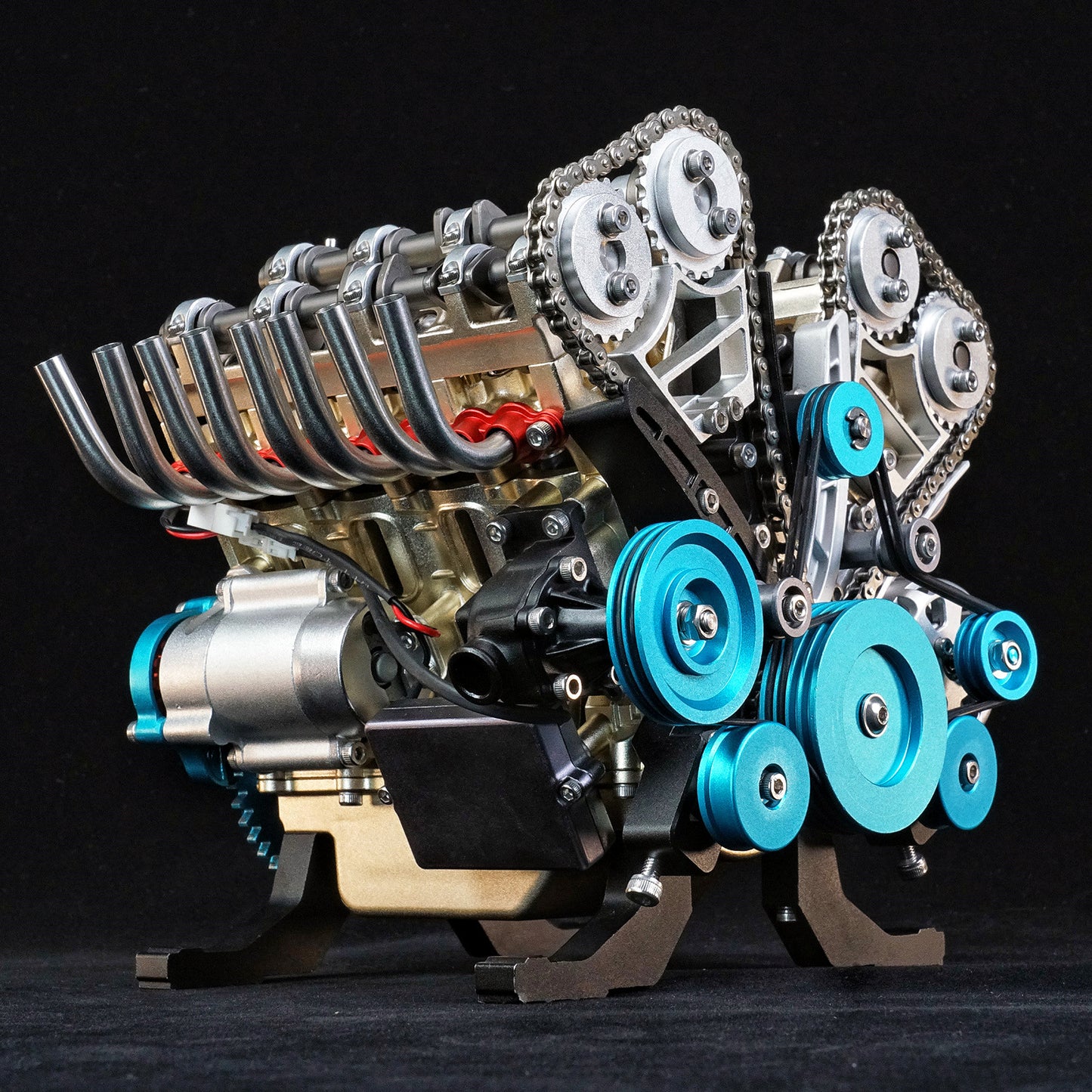 V8 car engine model kit engine diy bulid your engine