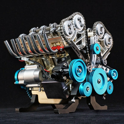 V8 car engine model kit engine diy bulid your engine