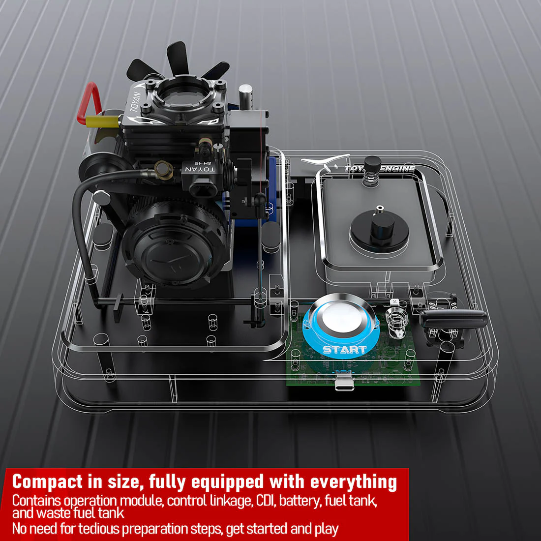 toyan engine model kit FS-S100AT Nitro-Methanol Gasoline RC Engine