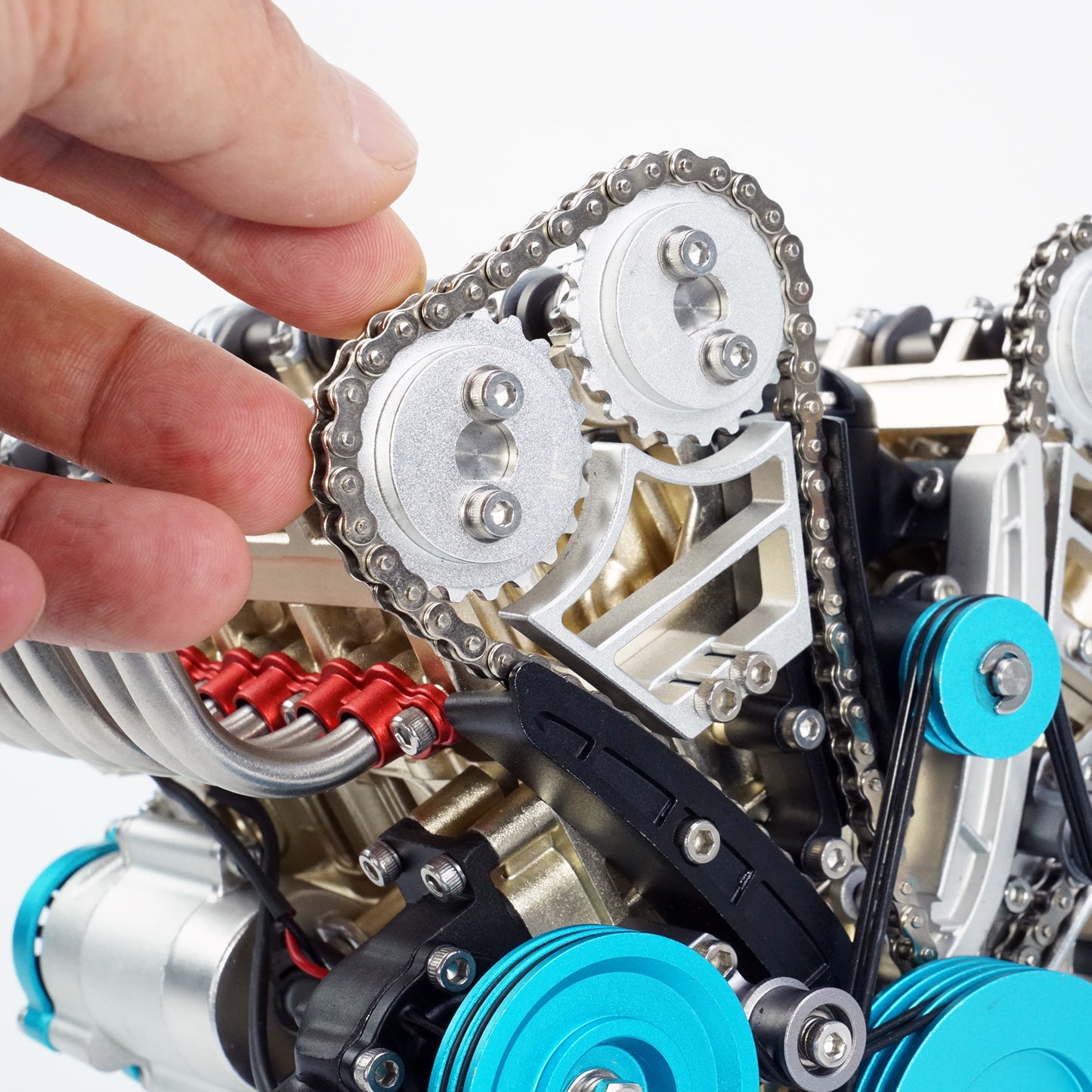 v8 car engine model kit rc car engine diy